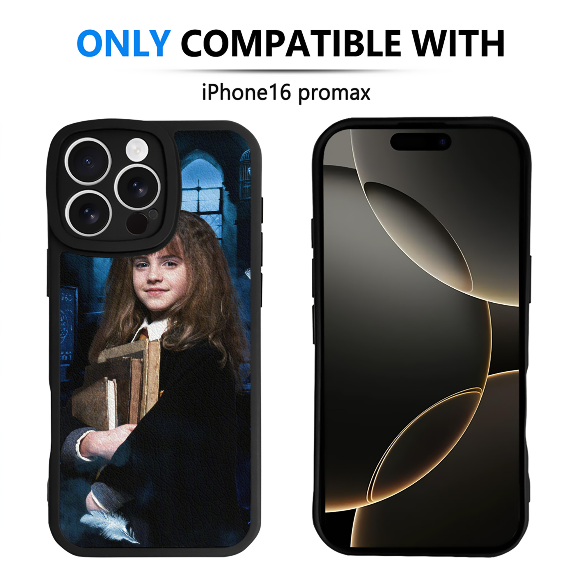 （画像用） Harry Potter ハリー・ポッターシリーズ 【iPhone 16シリーズ対応】シリコンスマホケース（レザー調） 材質：シリコン